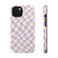 Lavender Crazy Checkers MagSafe Tough Case