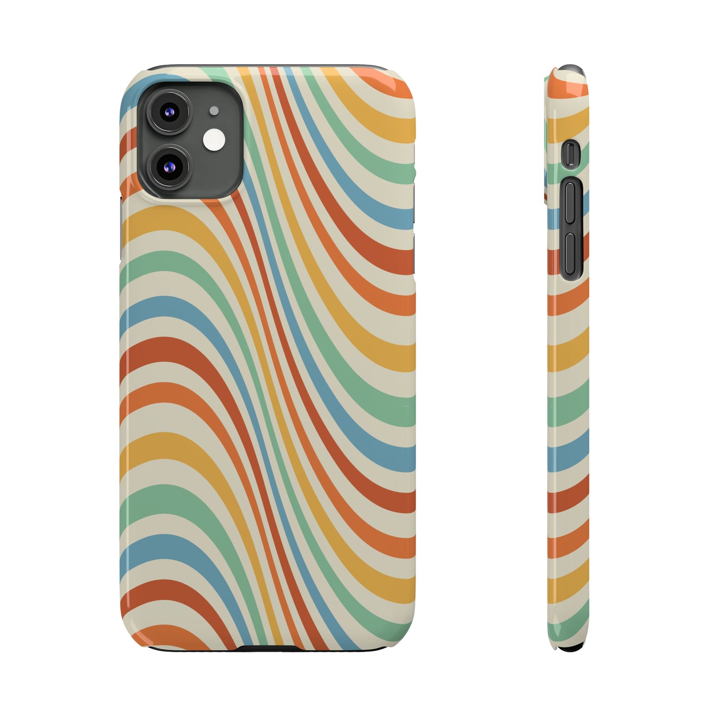 Retro Swirl Snap Case