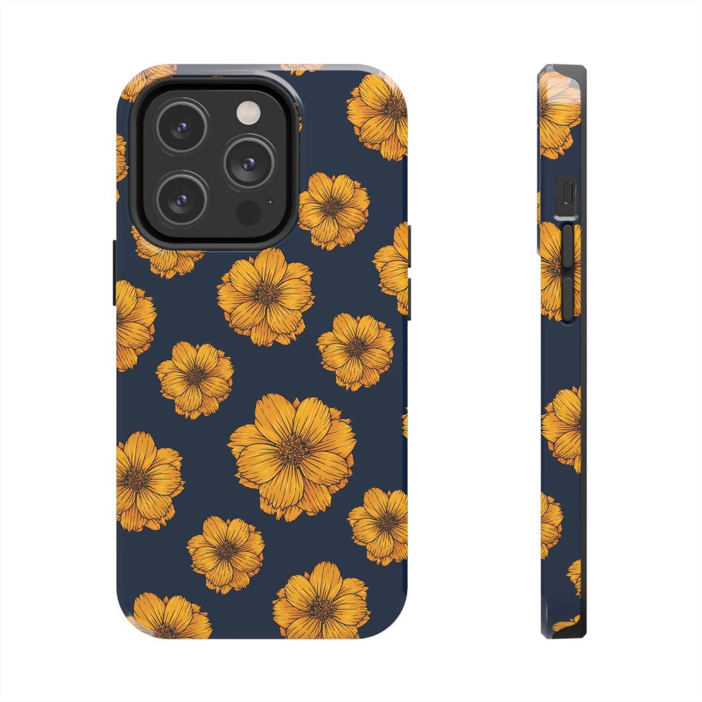 Sunflower Glimmer Tough iPhone Case