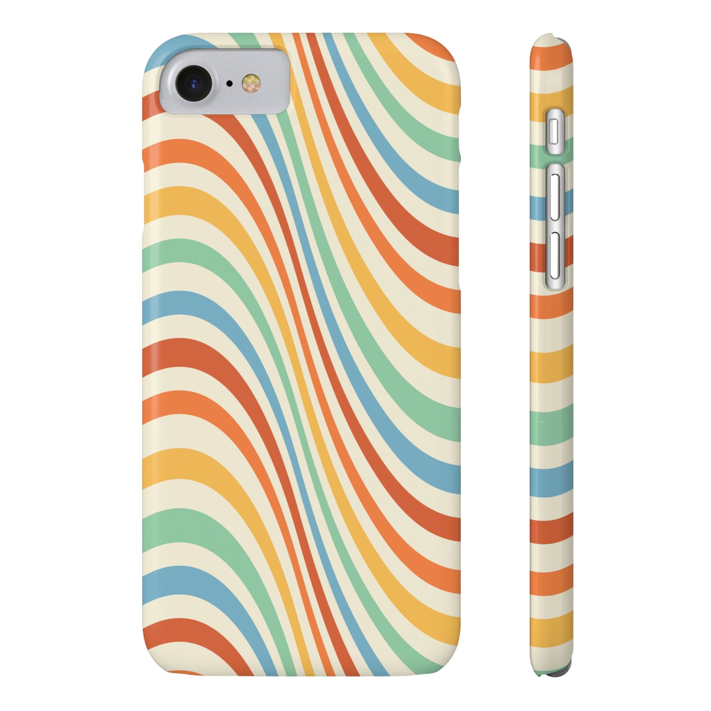 Retro Swirl Snap Case