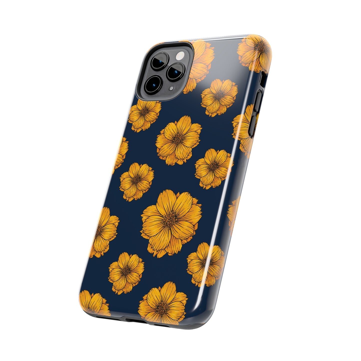 Sunflower Glimmer Tough iPhone Case