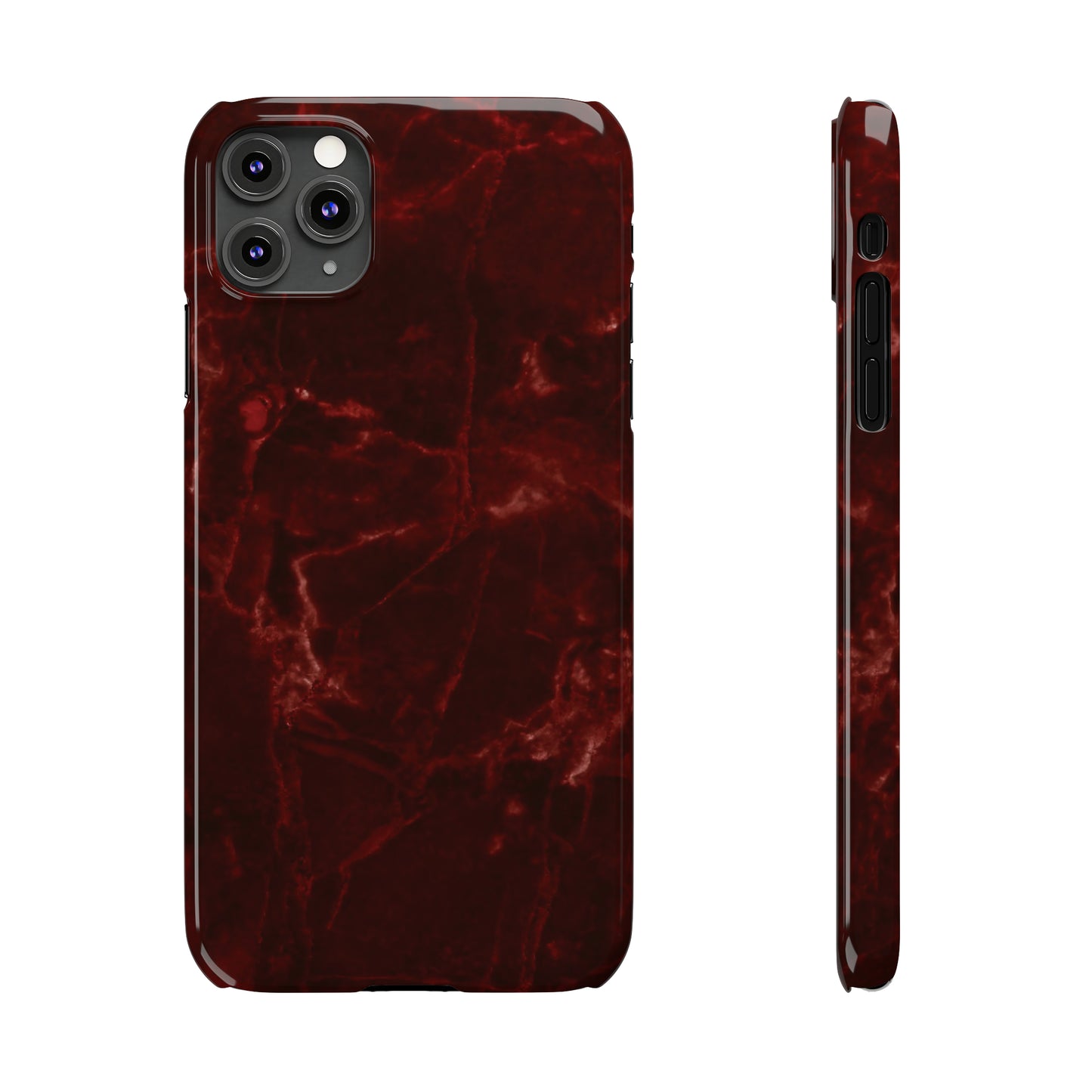 Red stone pattern Snap Case