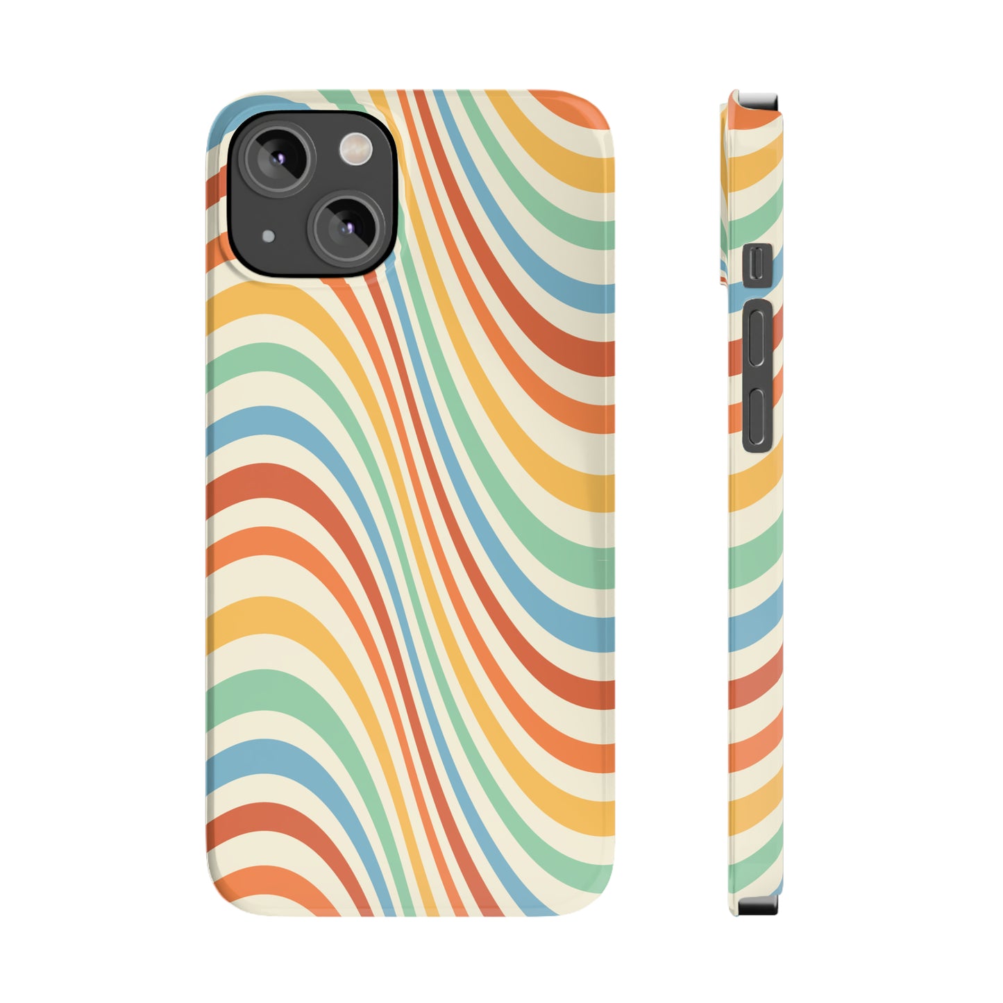 Retro Swirl Snap Case