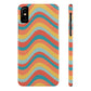 Wavy Pattern Snap Case