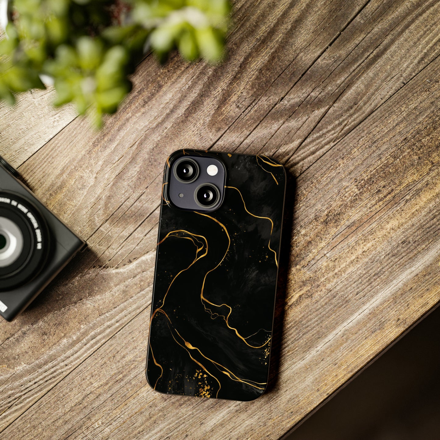 Black Mirage Snap Case