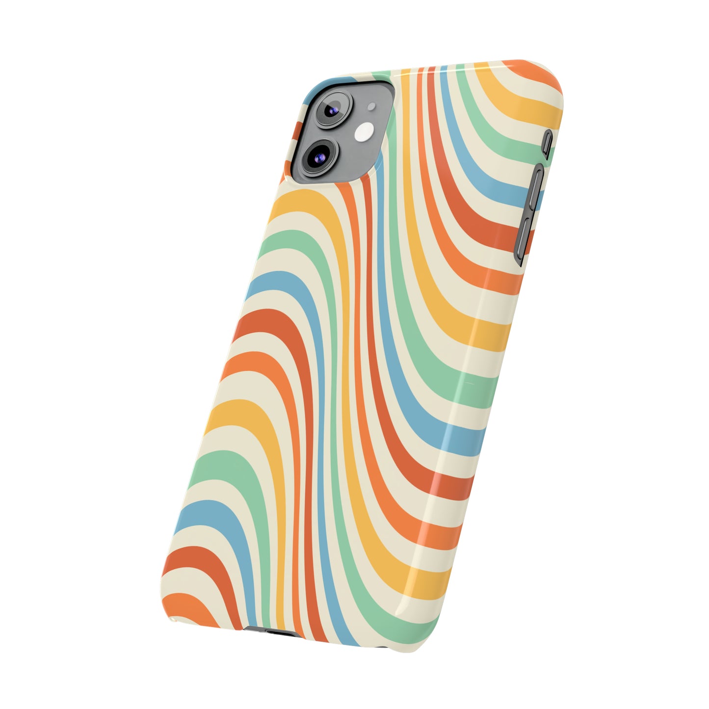 Retro Swirl Snap Case