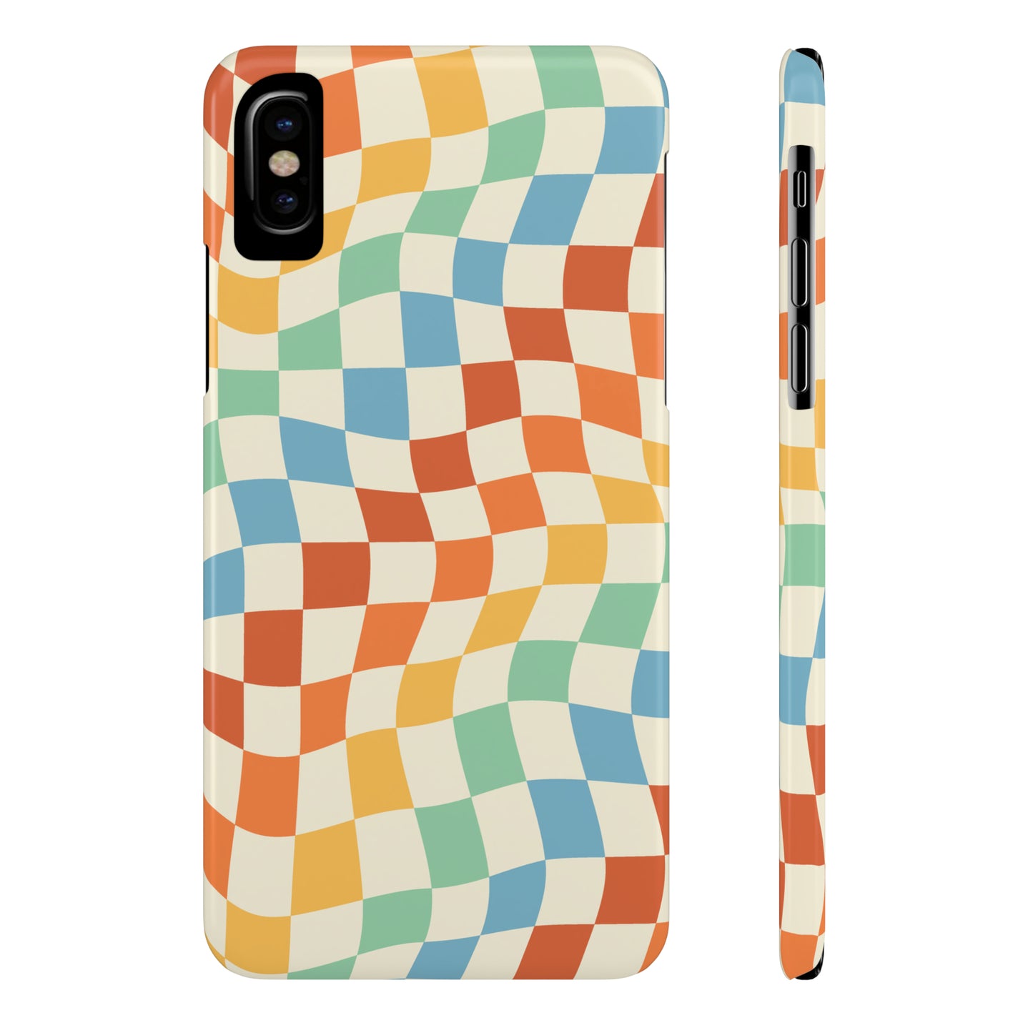 Retro Crazy Checkers Snap Case