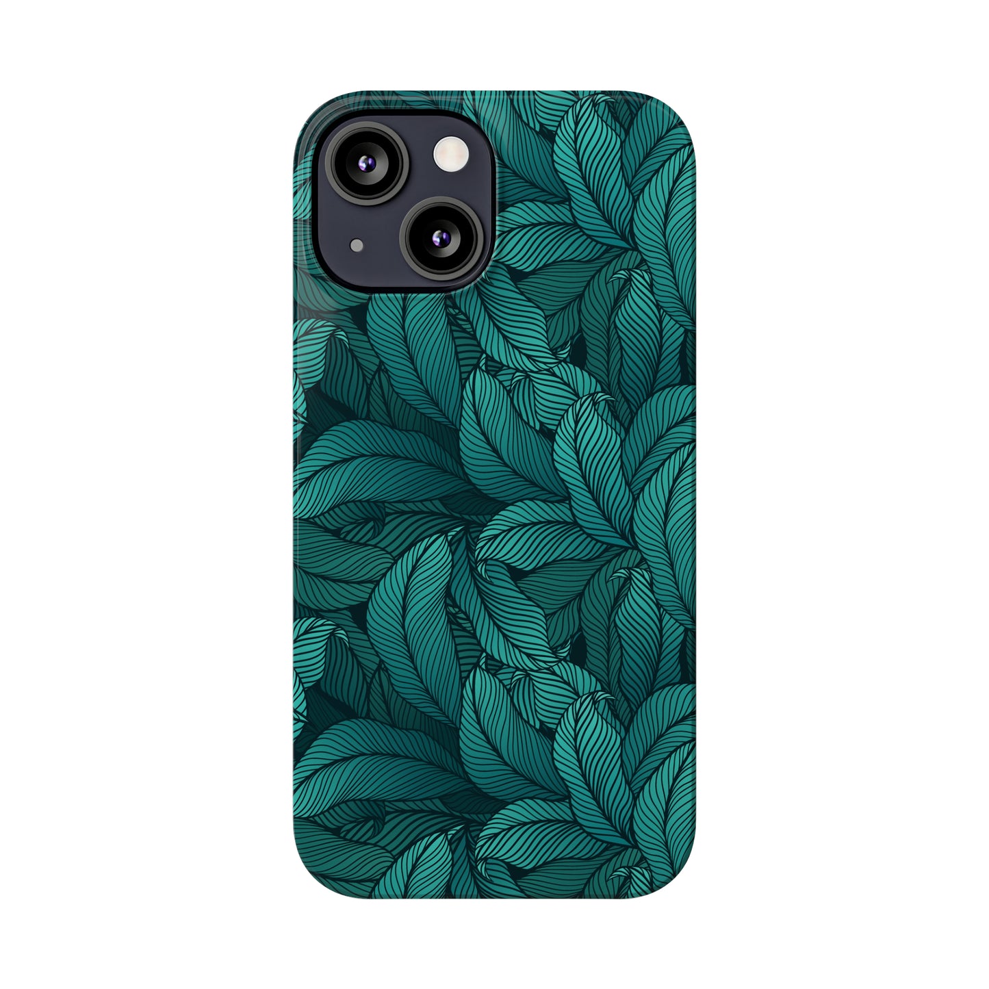 Tropical Leaves Snap Case