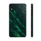 Dark green marble pattern Tough Case