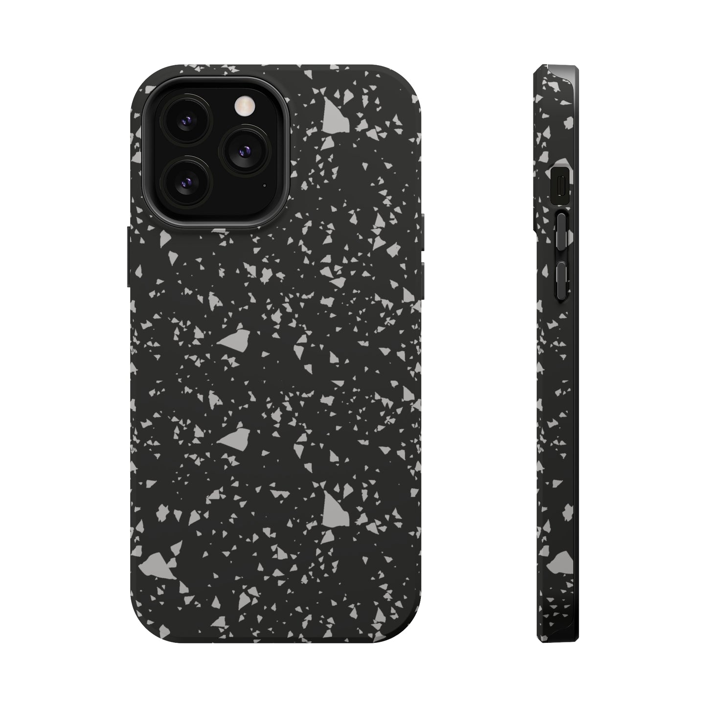 Black Terrazzo MagSafe Tough Case