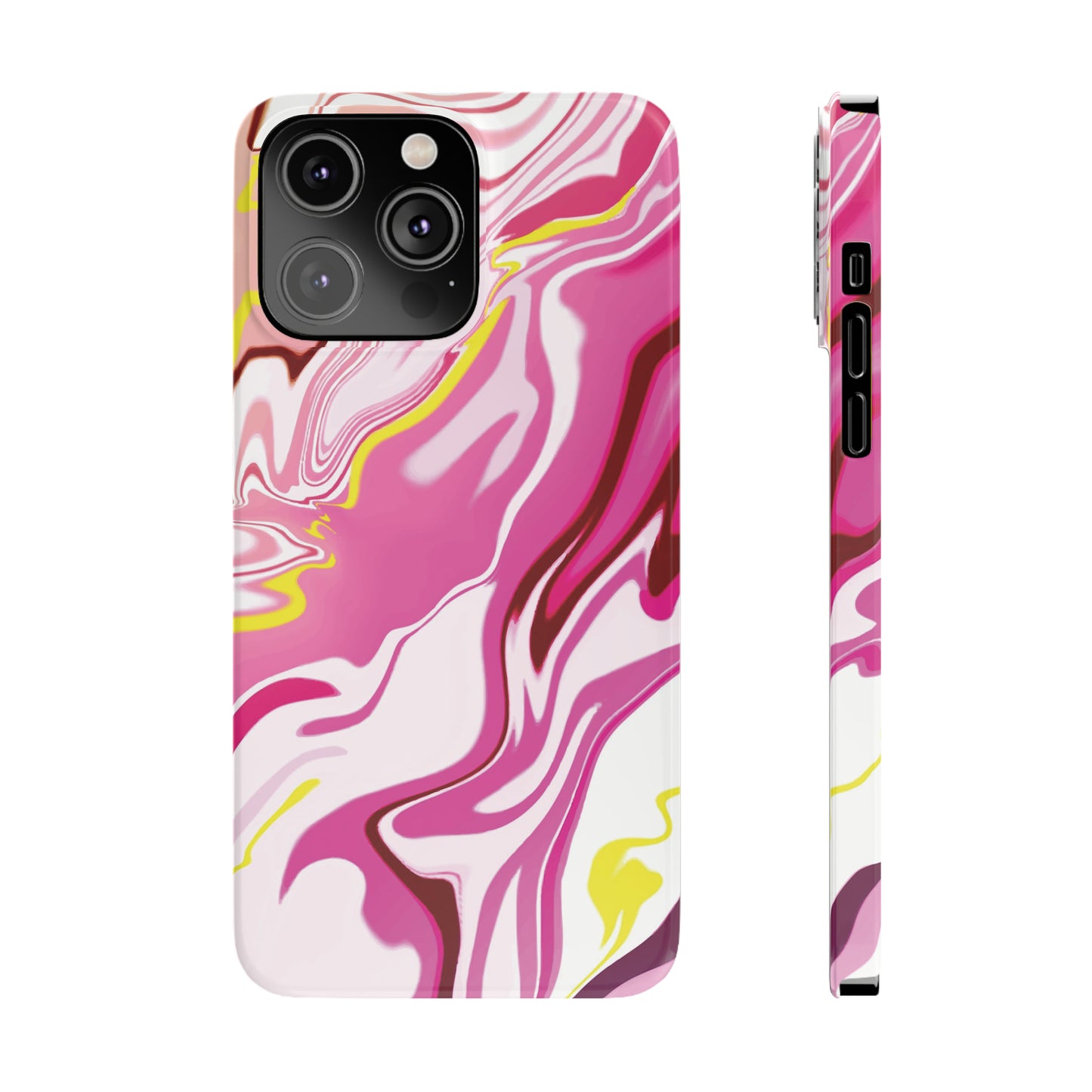 Acid marble pattern Snap Case