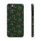 Snake Pattern Snap Case