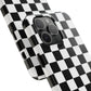 Black and white checks Tough Case