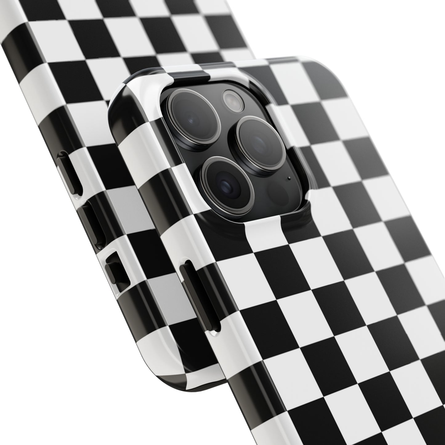 Black and white checks Tough Case