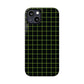 Green Grid Snap Case