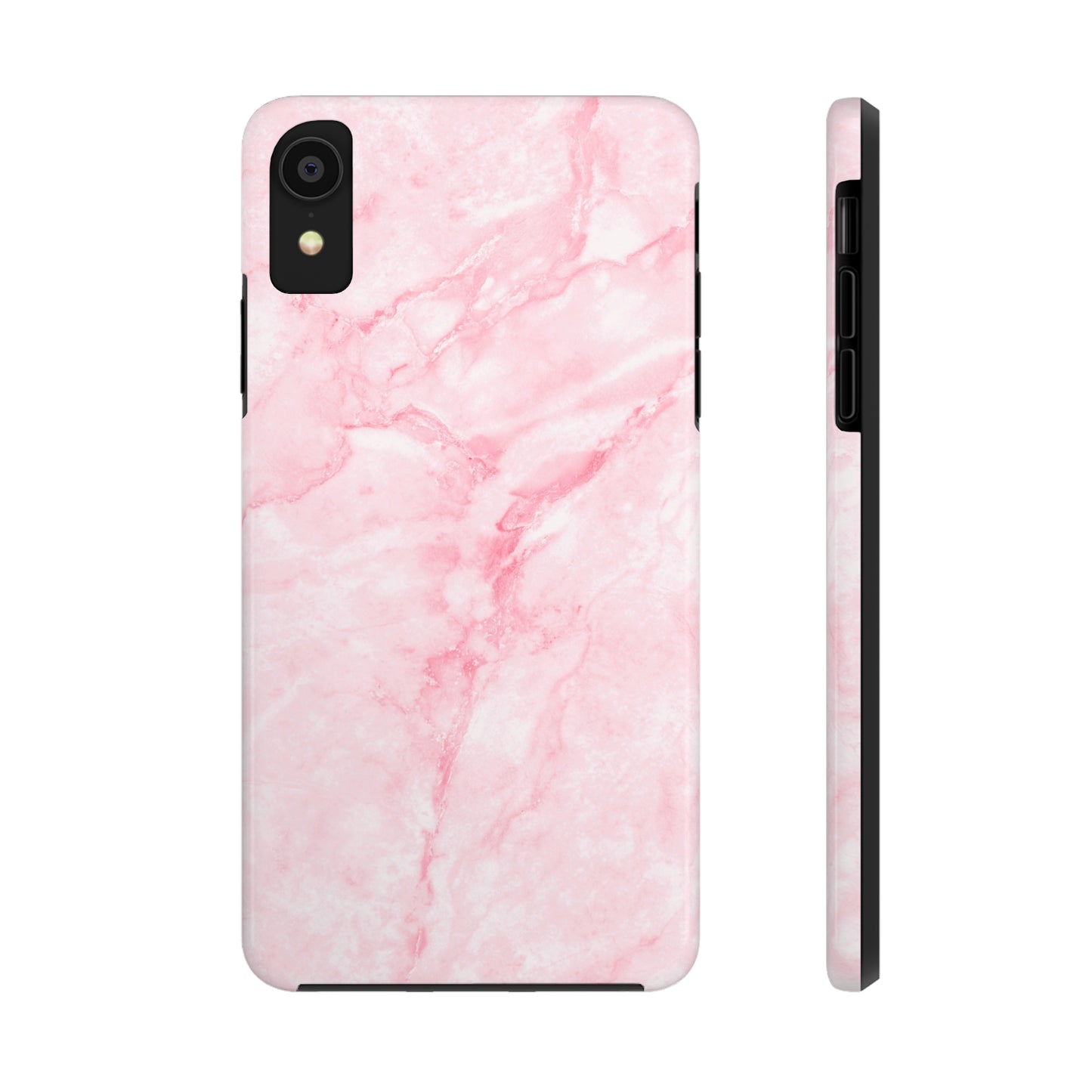 Pink Marble Tough iPhone Case