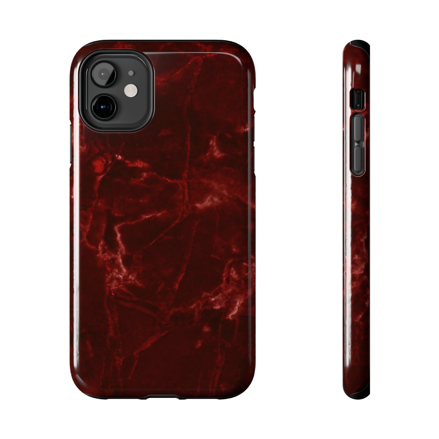 Red stone pattern Tough Case