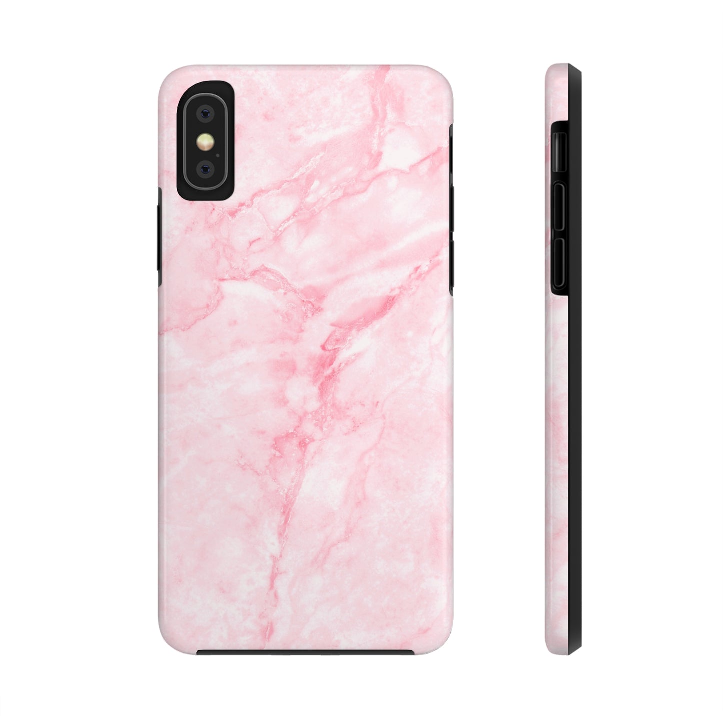 Pink Marble Tough iPhone Case