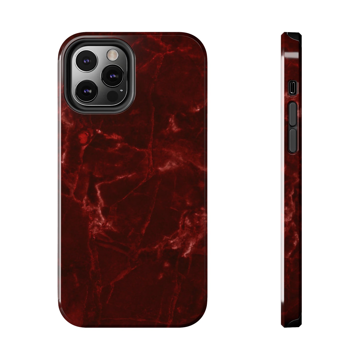 Red stone pattern Tough Case