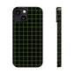 Green Grid Snap Case