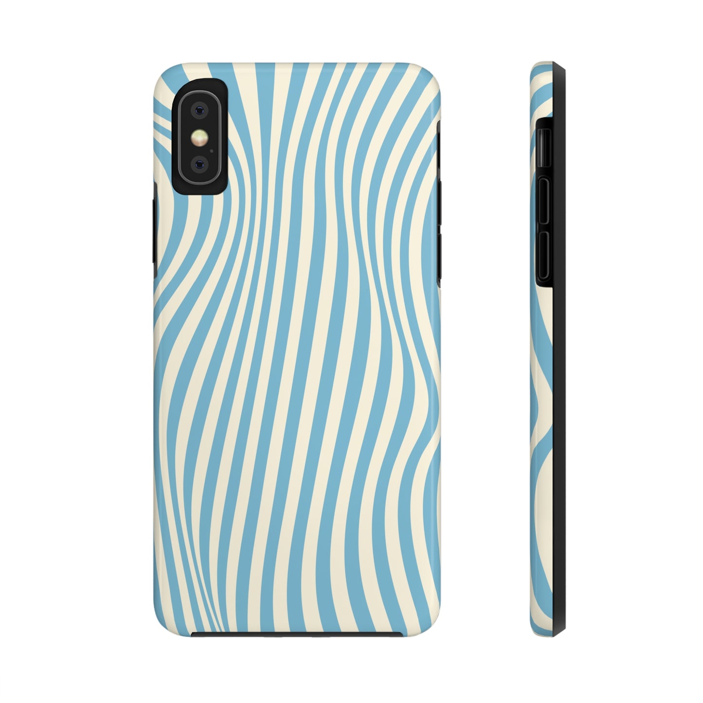 Aqua Swirl Tough iPhone Case