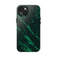 Dark green marble pattern Tough Case