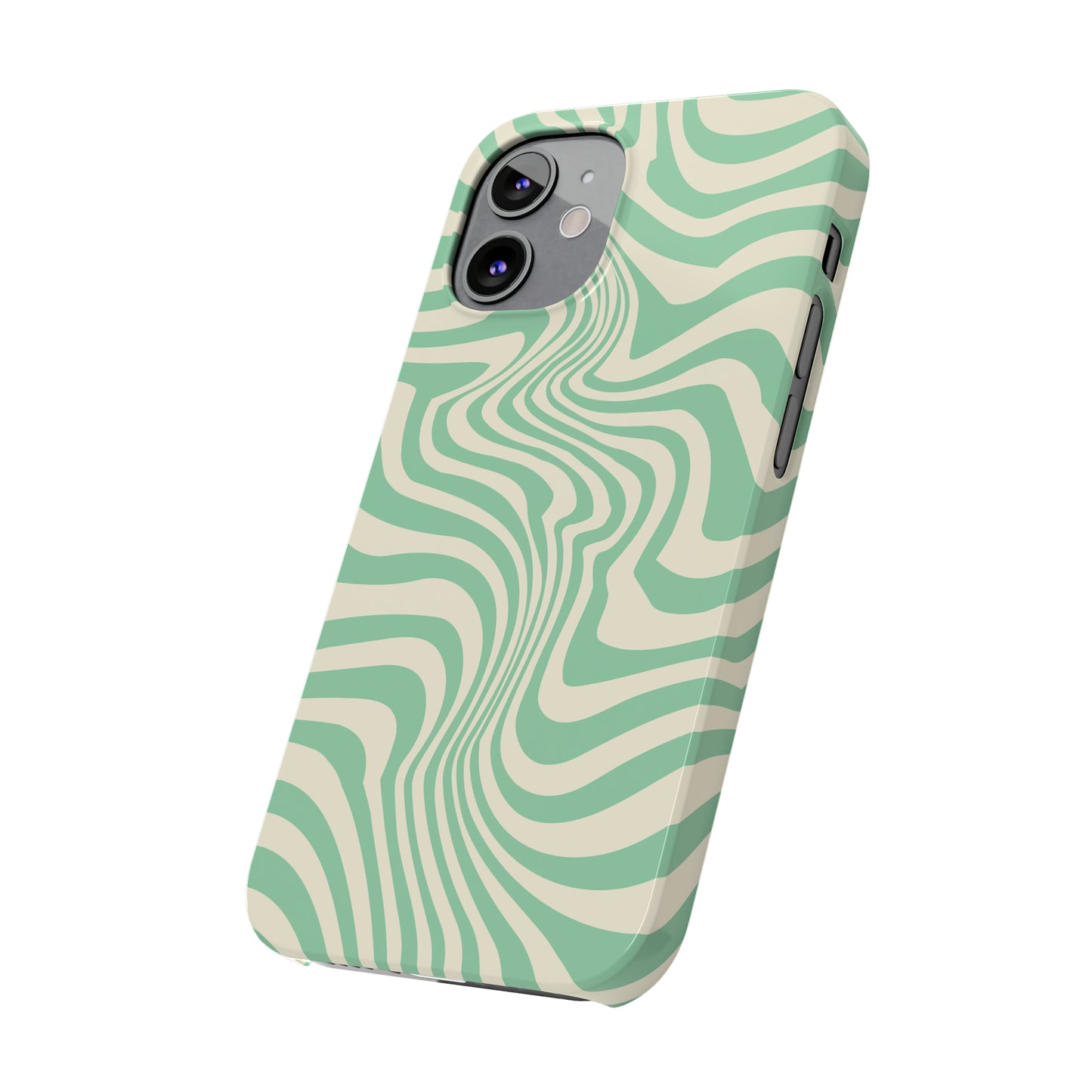 Pistachio Swirls Snap Case