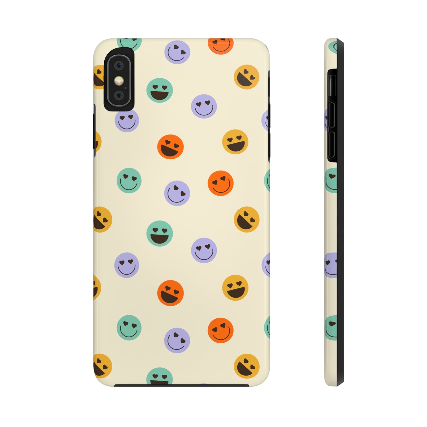 Smileys from 70s Tough iPhone Case