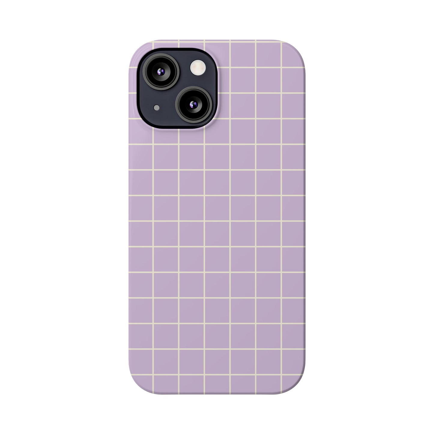 Lavender Grid Snap Case