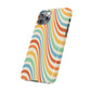 Retro Swirl Snap Case