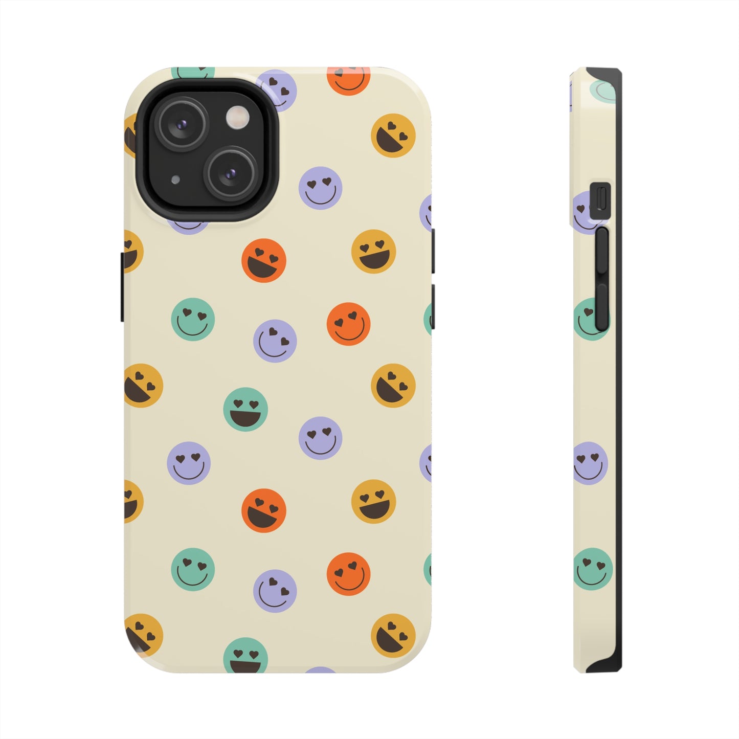 Smileys from 70s Tough iPhone Case