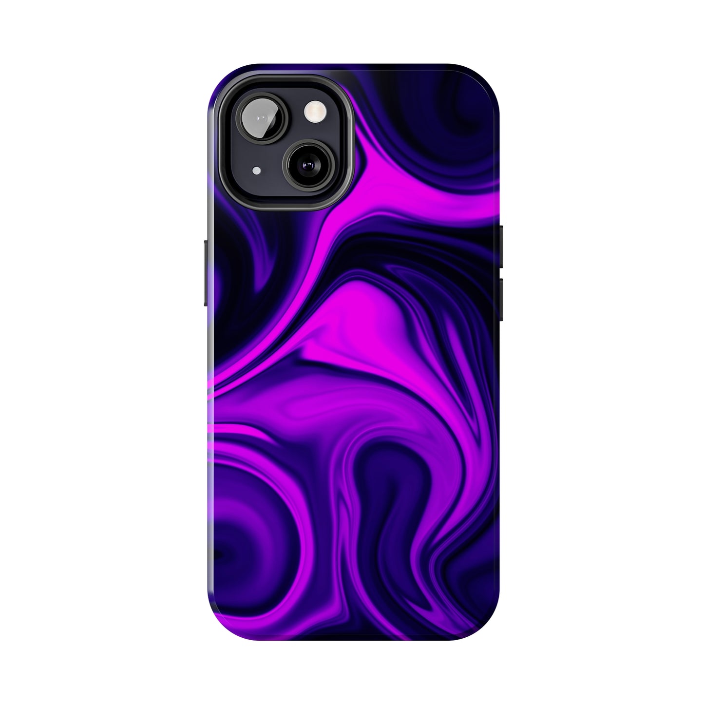 Purple liquid marble pattern Tough Case