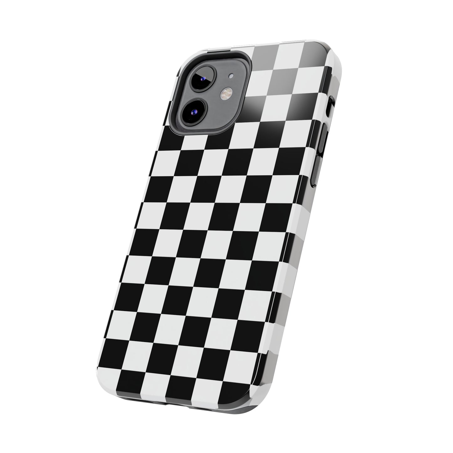 Black and white checks Tough Case