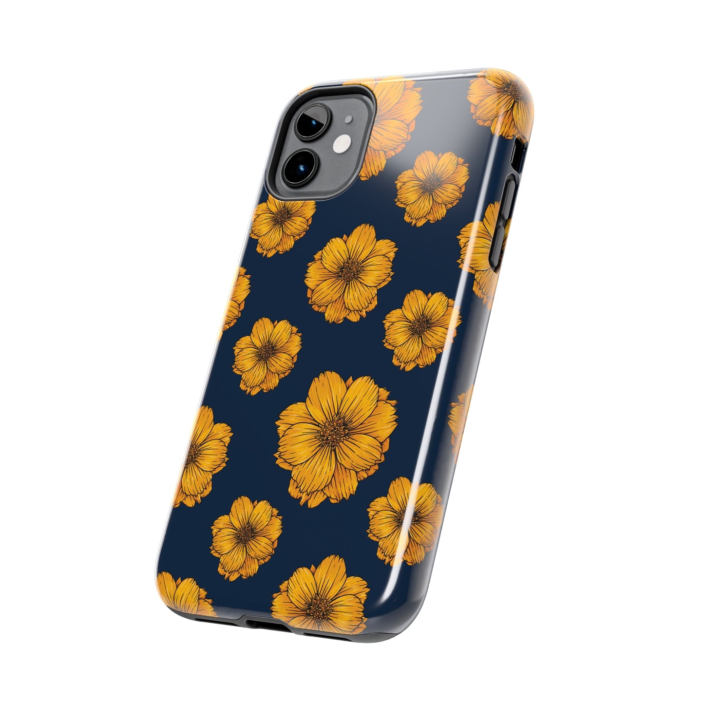 Sunflower Glimmer Tough iPhone Case