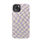 Lavender Crazy Checkers MagSafe Tough Case