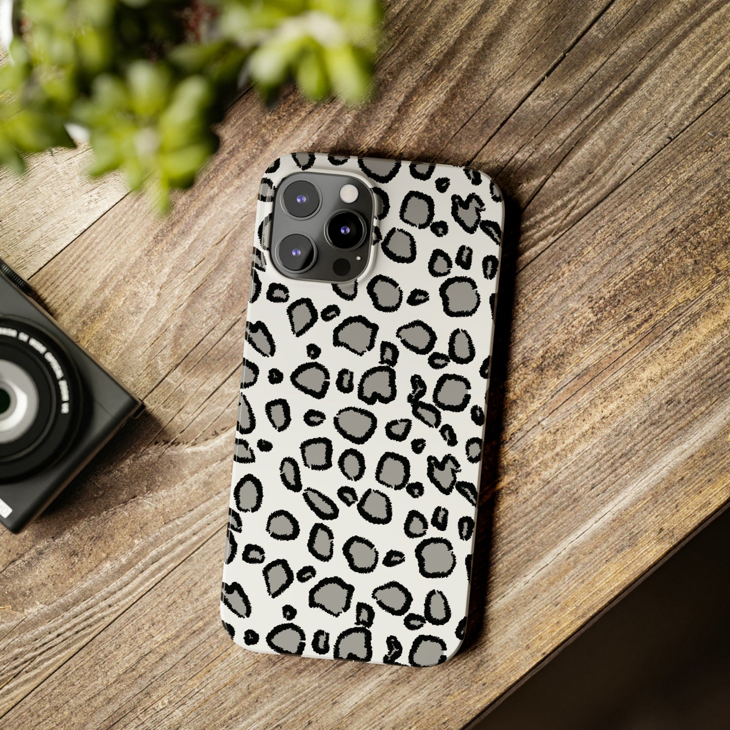 Snow Leopard Snap Case