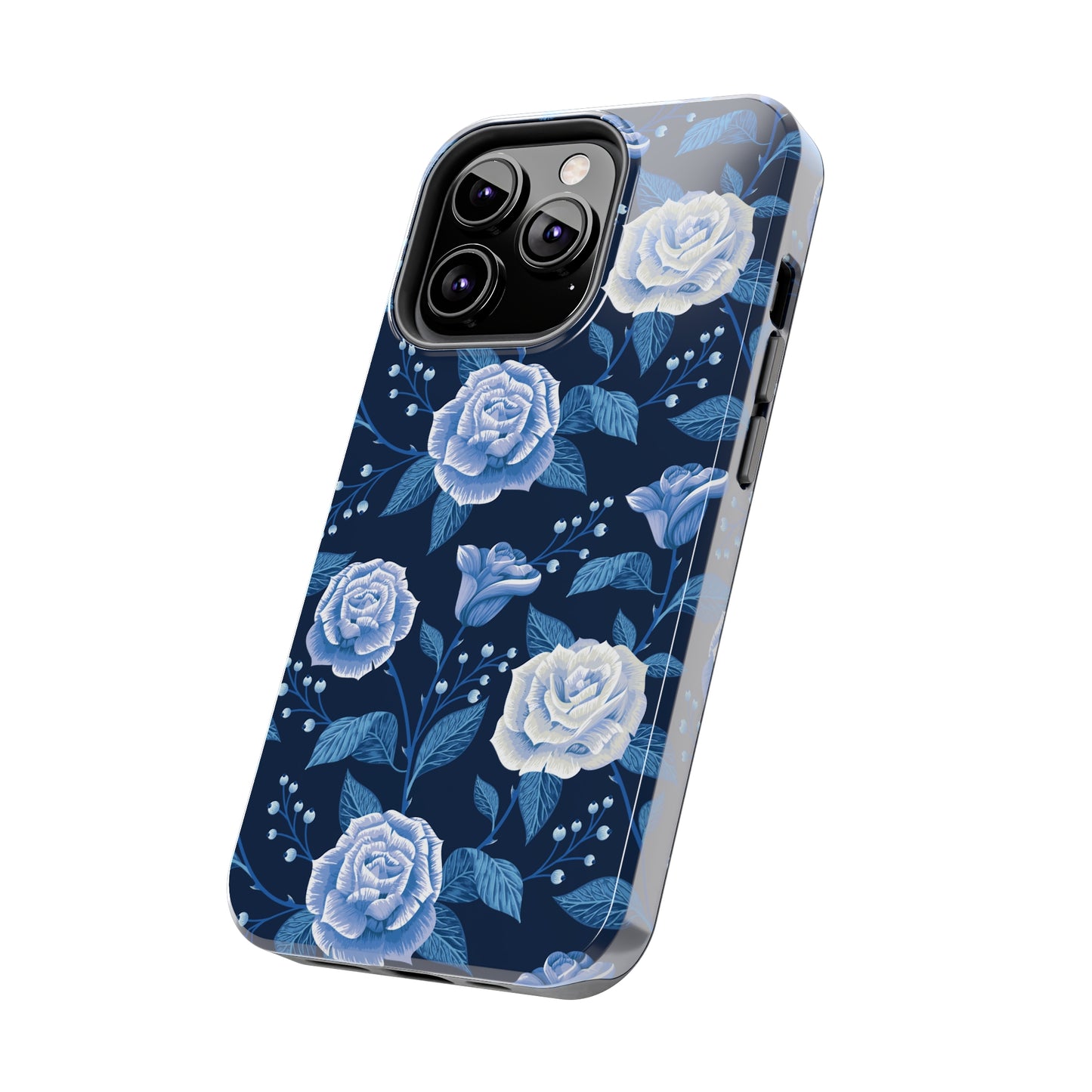 Midnight Rose Tough iPhone Case