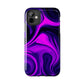 Purple liquid marble pattern Tough Case