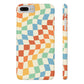 Retro Crazy Checkers Snap Case