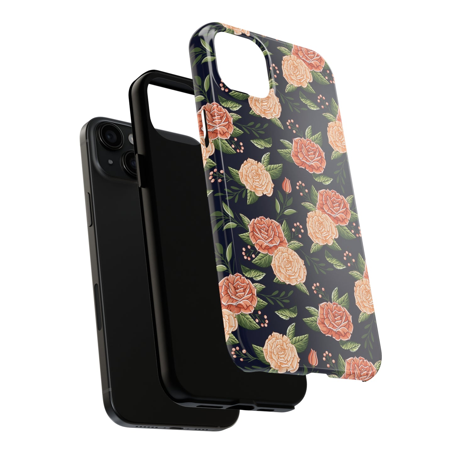 Vintage Rose Tough iPhone Case