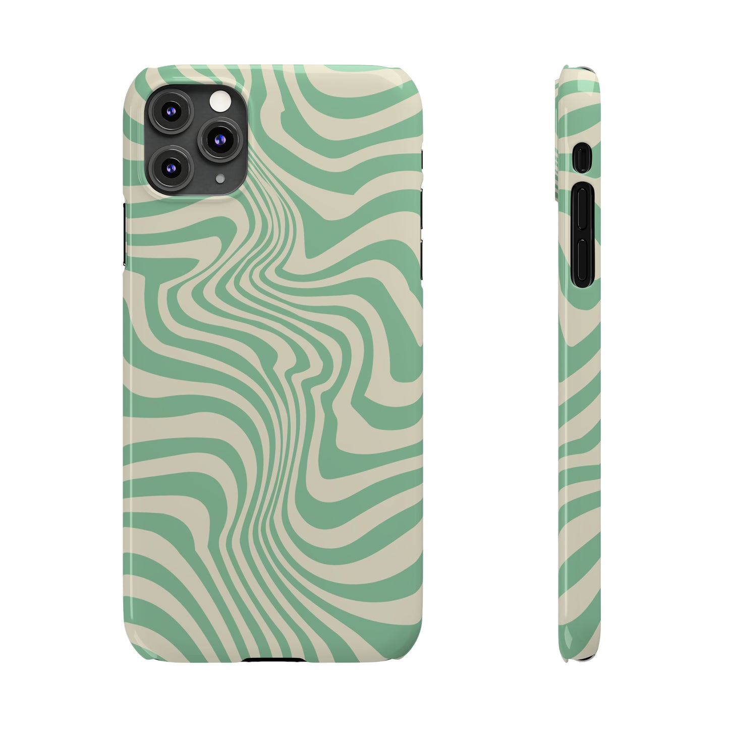 Pistachio Swirls Snap Case