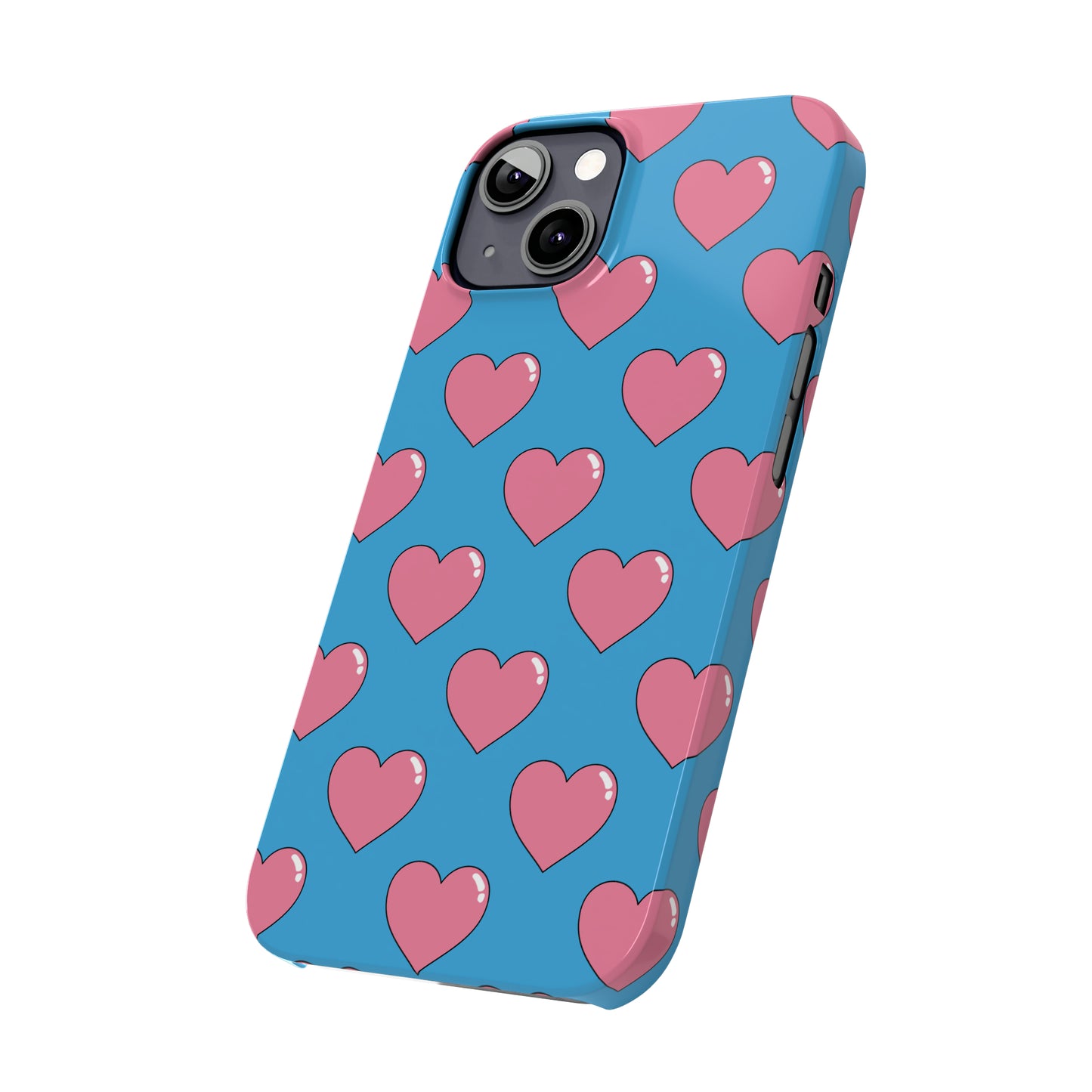 Bubblegum Heart Snap Case