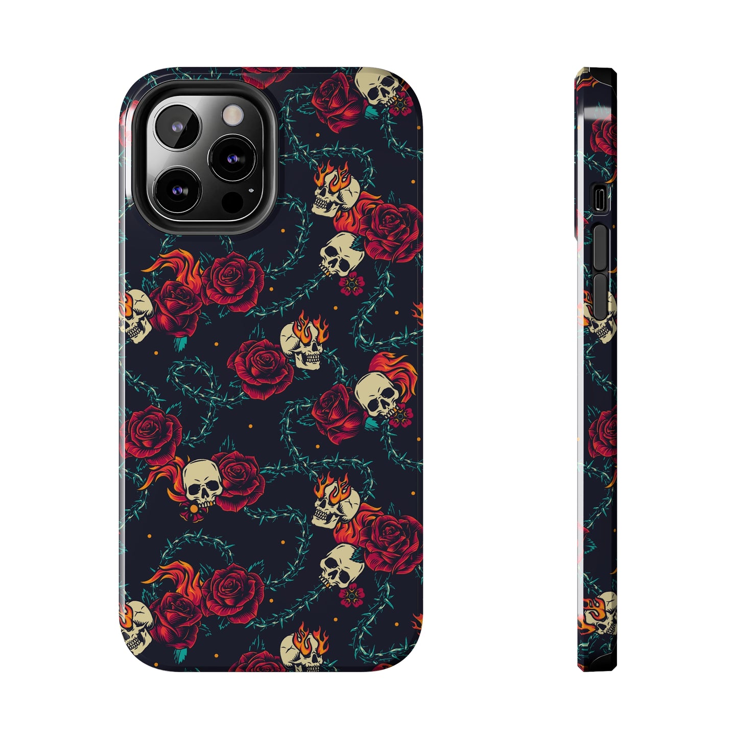 Skulls & Roses Tough iPhone Case