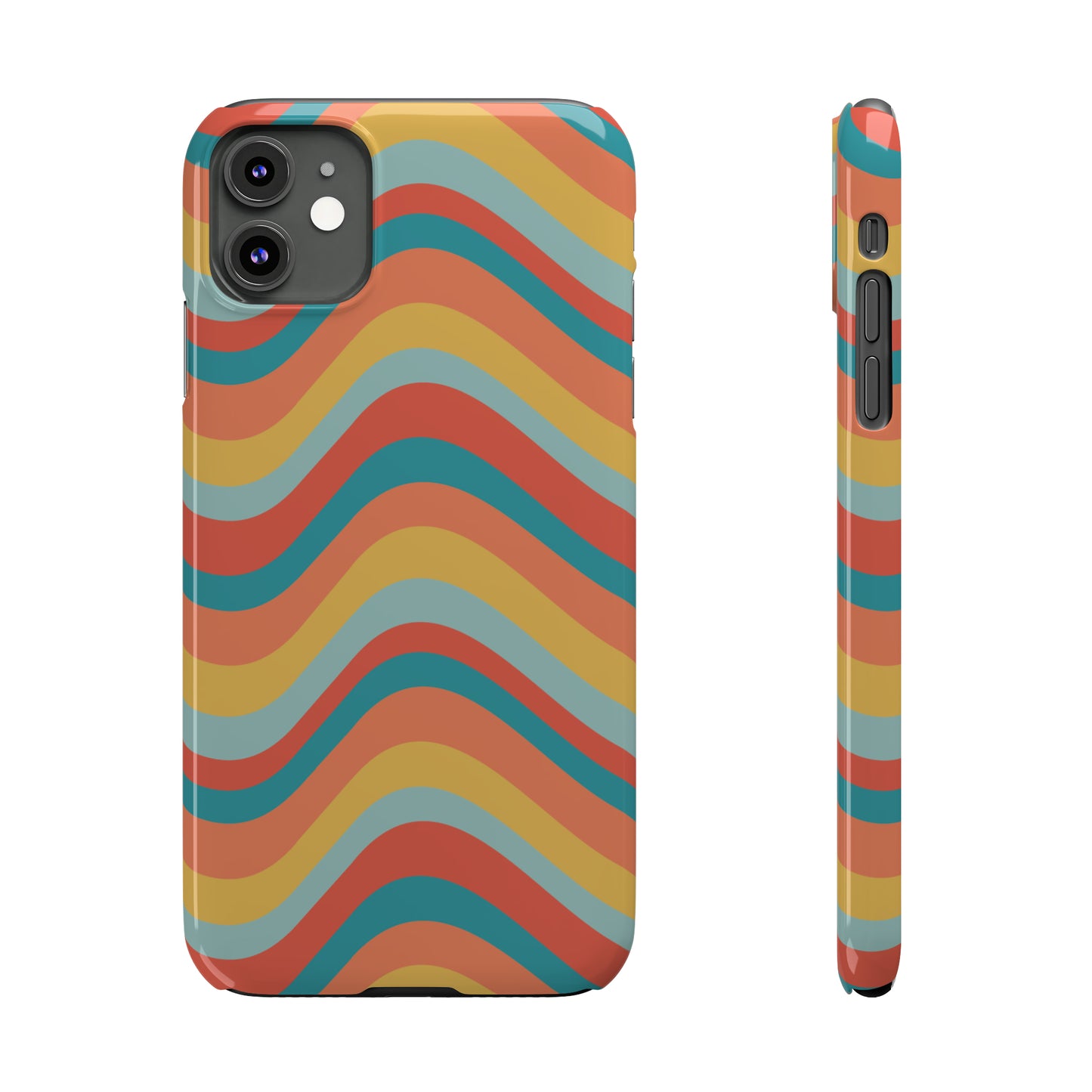 Wavy Pattern Snap Case