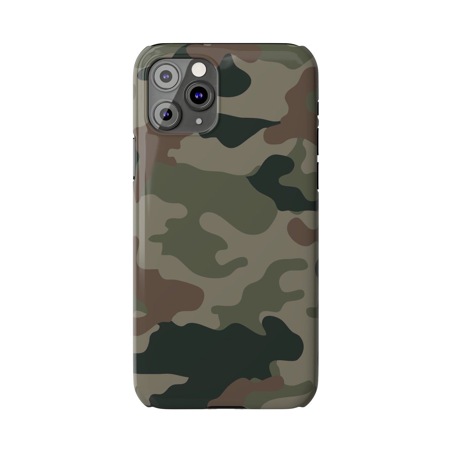 Dark Camouflage Snap Case