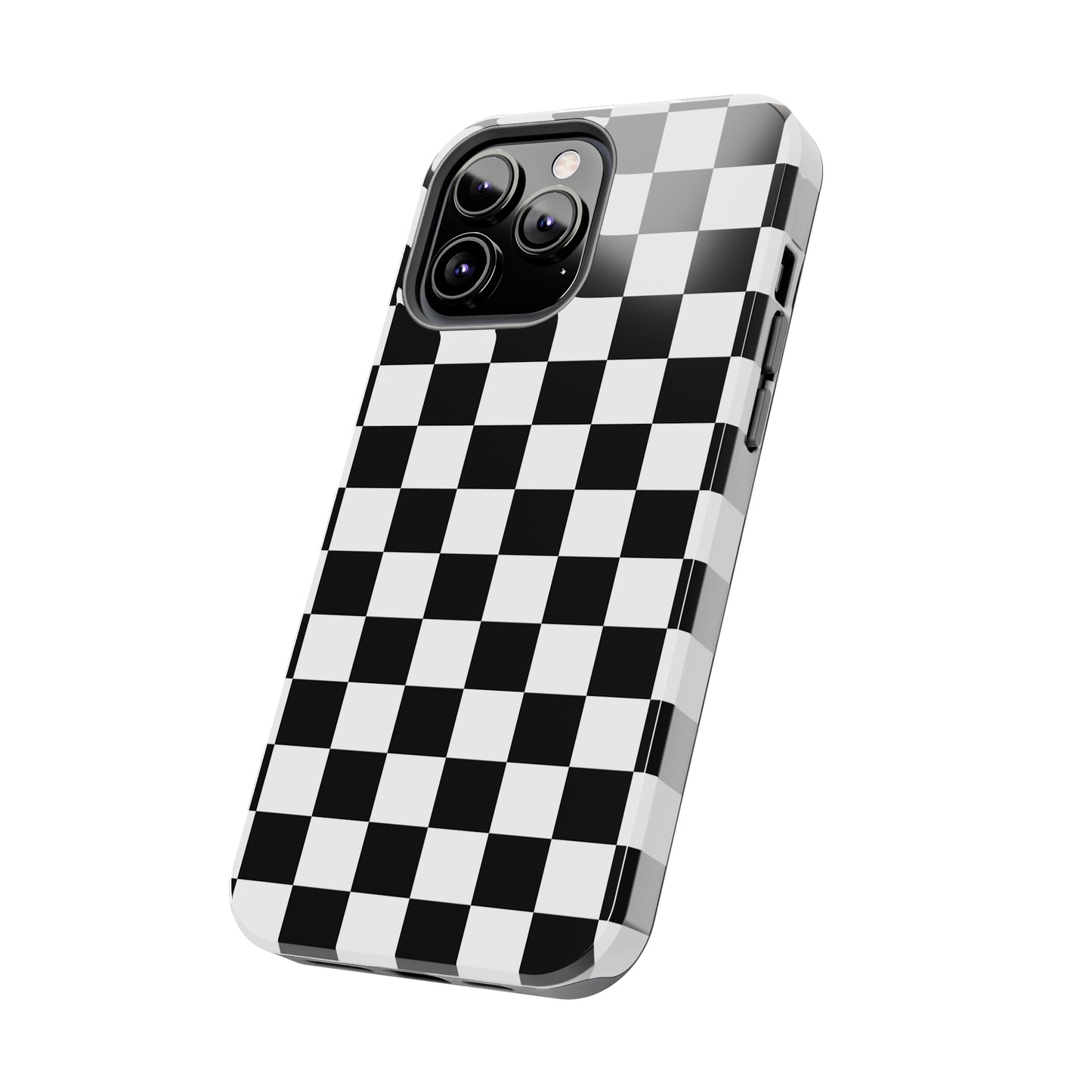 Black and white checks Tough Case