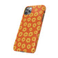 Maio laranja Pattern Snap Case