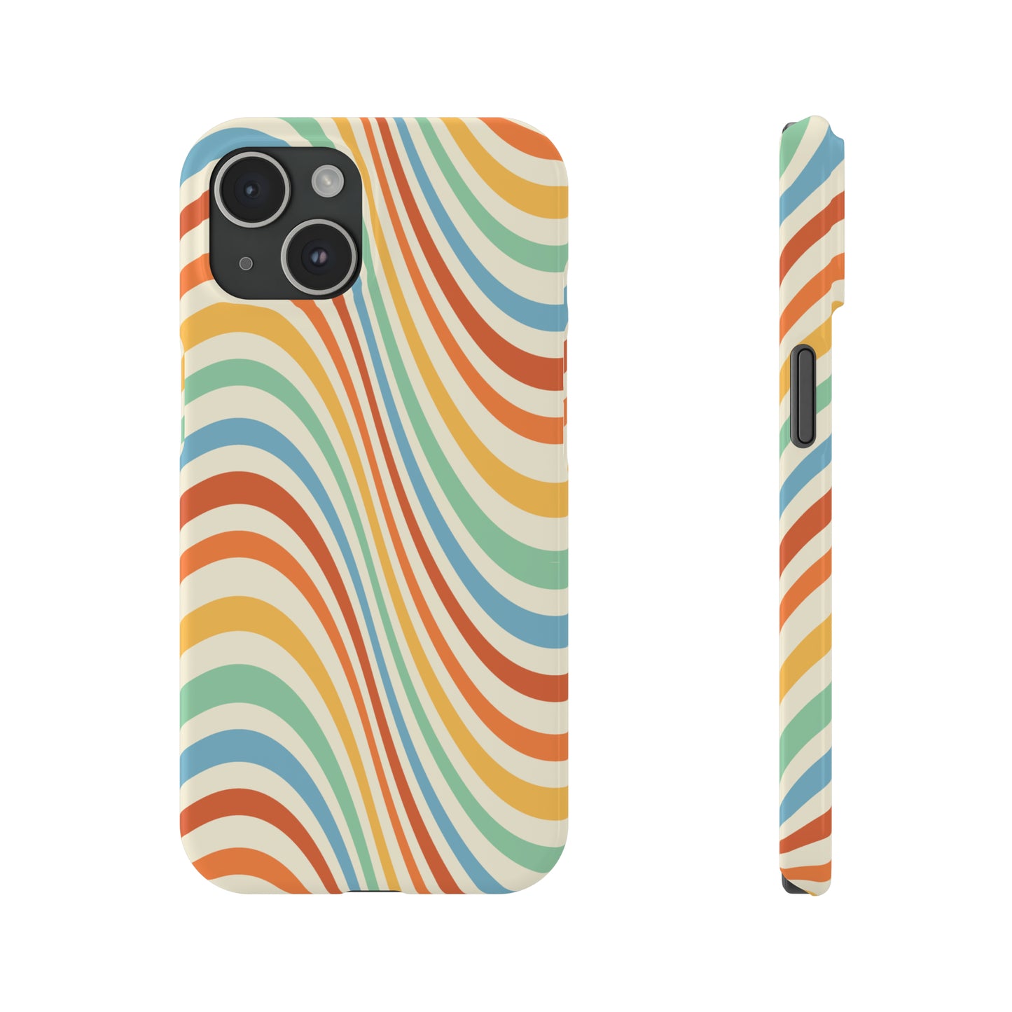 Retro Swirl Snap Case