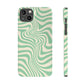 Pistachio Swirls Snap Case