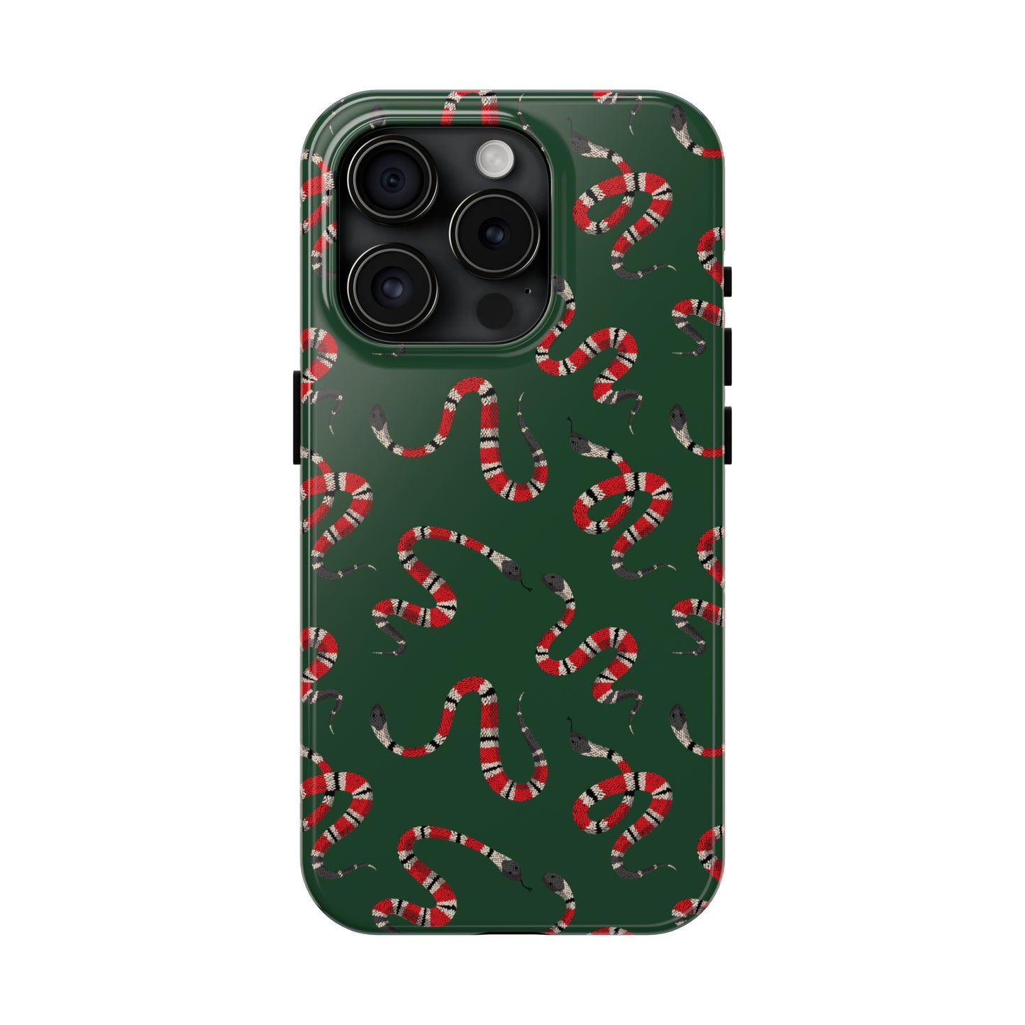 Snake Pattern Tough iPhone Case